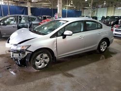 Honda salvage cars for sale: 2015 Honda Civic LX