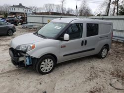 Salvage cars for sale from Copart North Billerica, MA: 2017 Dodge RAM Promaster City SLT
