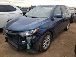 Salvage cars for sale from Copart Elgin, IL: 2021 Chevrolet Equinox LT