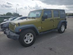 Jeep Wrangler salvage cars for sale: 2007 Jeep Wrangler X