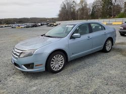 Salvage cars for sale from Copart Concord, NC: 2010 Ford Fusion Hybrid