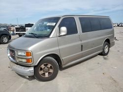 Salvage cars for sale from Copart Wilmer, TX: 2001 GMC Savana G1500 Luxury