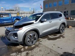 Hyundai Santa fe Limited salvage cars for sale: 2020 Hyundai Santa FE Limited