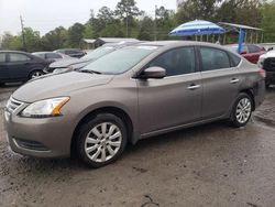 Salvage cars for sale from Copart Savannah, GA: 2015 Nissan Sentra S