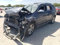 Salvage cars for sale at San Antonio, TX auction: 2014 Chevrolet Equinox LTZ