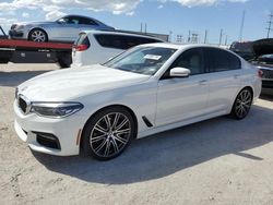 Salvage cars for sale from Copart Haslet, TX: 2018 BMW 540 I