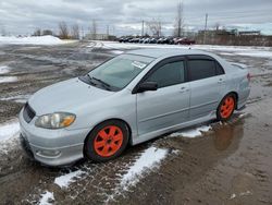 Salvage cars for sale from Copart Montreal Est, QC: 2007 Toyota Corolla CE