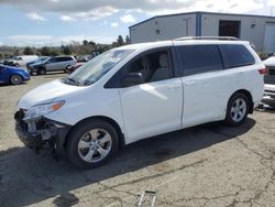 Salvage cars for sale from Copart Vallejo, CA: 2017 Toyota Sienna LE