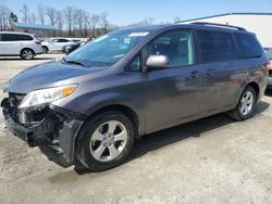 Toyota Sienna LE salvage cars for sale: 2011 Toyota Sienna LE