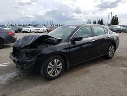 Salvage cars for sale at Rancho Cucamonga, CA auction: 2014 Honda Accord LX