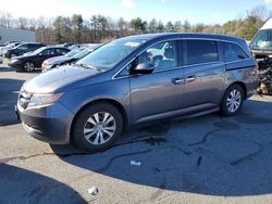 Salvage cars for sale at Exeter, RI auction: 2016 Honda Odyssey SE