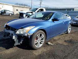 Salvage cars for sale at New Britain, CT auction: 2009 Infiniti G37
