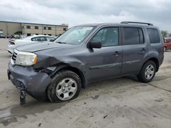 Salvage cars for sale at Wilmer, TX auction: 2015 Honda Pilot LX