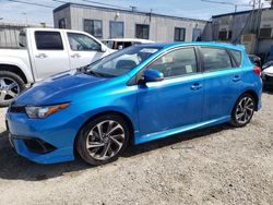 Salvage cars for sale at Los Angeles, CA auction: 2017 Toyota Corolla IM