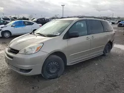 Salvage cars for sale at Indianapolis, IN auction: 2005 Toyota Sienna CE