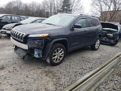 Salvage cars for sale at North Billerica, MA auction: 2014 Jeep Cherokee Latitude