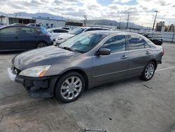 Salvage cars for sale at Sun Valley, CA auction: 2007 Honda Accord EX