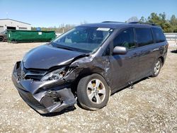 Salvage cars for sale from Copart Memphis, TN: 2019 Toyota Sienna LE