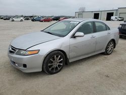 Salvage cars for sale at Kansas City, KS auction: 2006 Acura TSX