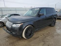 Salvage cars for sale at Nisku, AB auction: 2014 Land Rover Range Rover Supercharged