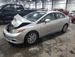 Honda salvage cars for sale: 2012 Honda Civic EXL