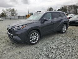 Salvage cars for sale from Copart Mebane, NC: 2021 Toyota Highlander Limited