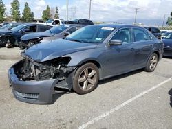 Salvage cars for sale at Rancho Cucamonga, CA auction: 2013 Volkswagen Passat SE