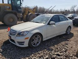Salvage cars for sale from Copart Chalfont, PA: 2012 Mercedes-Benz C 300 4matic