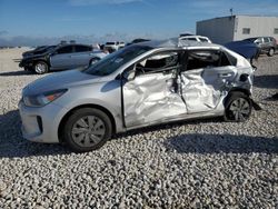 Salvage cars for sale from Copart Temple, TX: 2020 KIA Rio LX