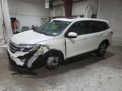 Salvage cars for sale from Copart Leroy, NY: 2018 Honda Pilot EXL
