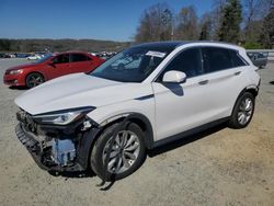 Salvage cars for sale from Copart Concord, NC: 2019 Infiniti QX50 Essential