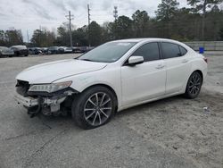 Salvage cars for sale from Copart Savannah, GA: 2015 Acura TLX Advance