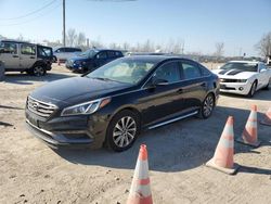 Salvage cars for sale at Pekin, IL auction: 2015 Hyundai Sonata Sport