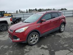 Salvage cars for sale at Windham, ME auction: 2014 Ford Escape Titanium