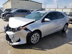 Vehiculos salvage en venta de Copart Haslet, TX: 2018 Toyota Corolla L