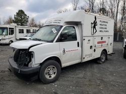 Salvage trucks for sale at Waldorf, MD auction: 2020 Chevrolet Express G3500