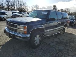 Salvage cars for sale at Portland, OR auction: 1993 Chevrolet Suburban K1500