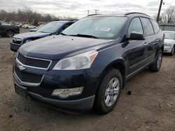 Chevrolet salvage cars for sale: 2012 Chevrolet Traverse LS