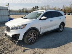 Salvage cars for sale at Lumberton, NC auction: 2017 KIA Sorento LX