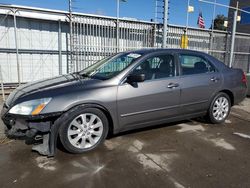 Salvage cars for sale from Copart Littleton, CO: 2007 Honda Accord EX