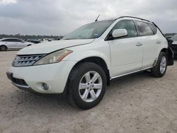 Salvage cars for sale from Copart Houston, TX: 2007 Nissan Murano SL