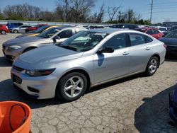 Salvage cars for sale from Copart Cahokia Heights, IL: 2018 Chevrolet Malibu LS