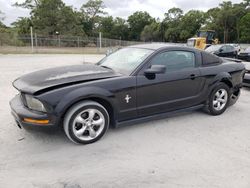 Salvage cars for sale from Copart Fort Pierce, FL: 2008 Ford Mustang