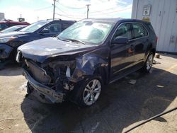 Chevrolet Equinox LS salvage cars for sale: 2016 Chevrolet Equinox LS