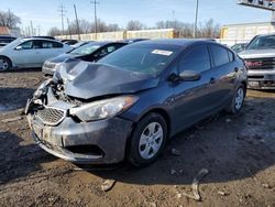 Salvage cars for sale from Copart Columbus, OH: 2016 KIA Forte LX