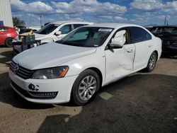 Volkswagen salvage cars for sale: 2013 Volkswagen Passat S