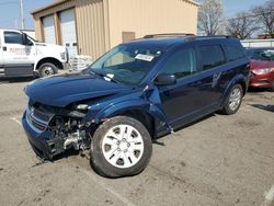 Salvage cars for sale at Moraine, OH auction: 2017 Dodge Journey SE