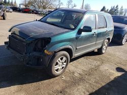 Salvage cars for sale from Copart Woodburn, OR: 2003 Honda CR-V EX