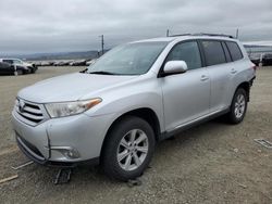 Salvage cars for sale from Copart Vallejo, CA: 2012 Toyota Highlander Base