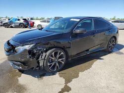 Salvage cars for sale at Fresno, CA auction: 2019 Honda Civic Sport